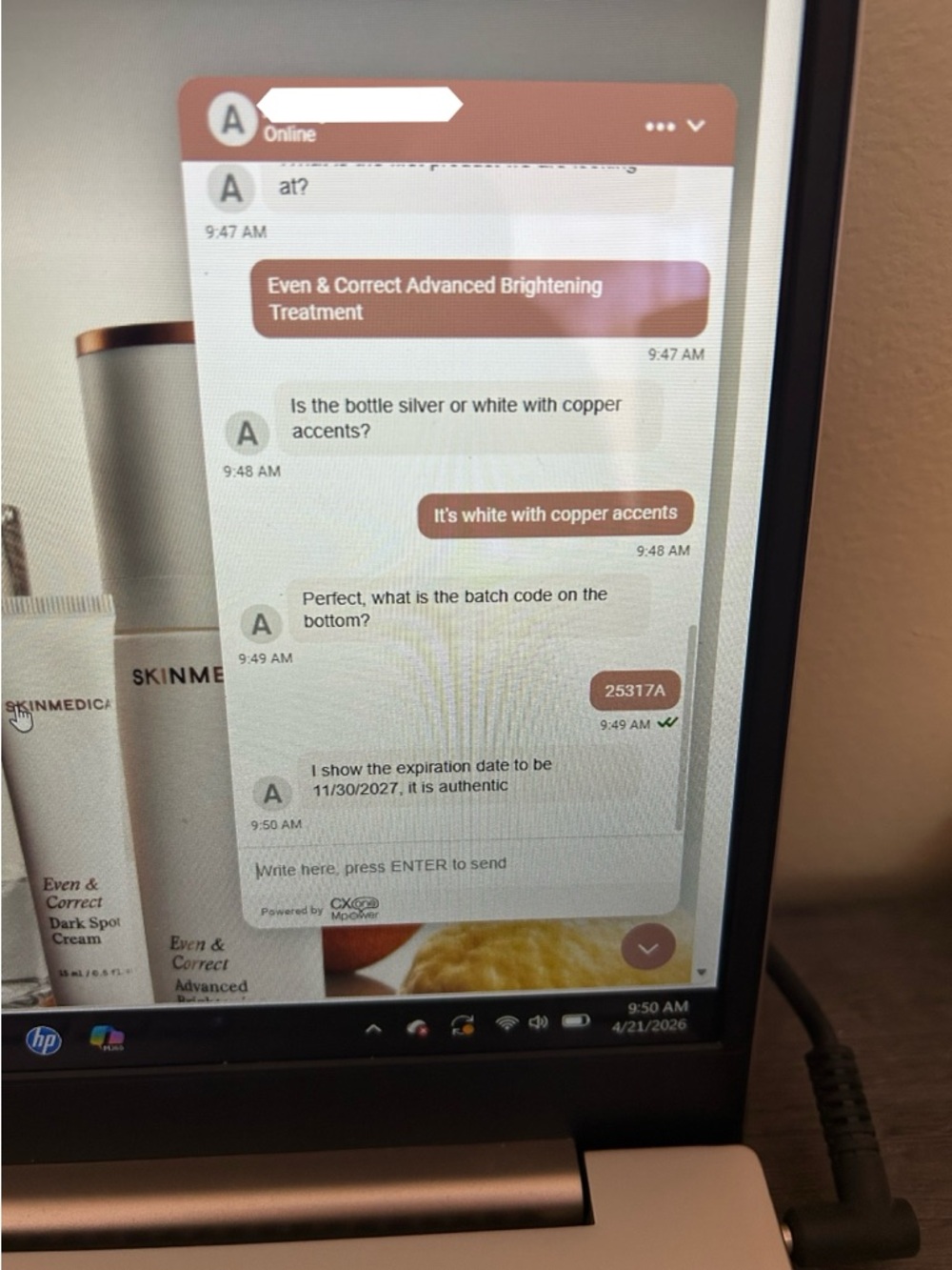 SkinMedica Even & Correct Advanced Brightening Treatment, Brand New in Box - Picture 7 of 7